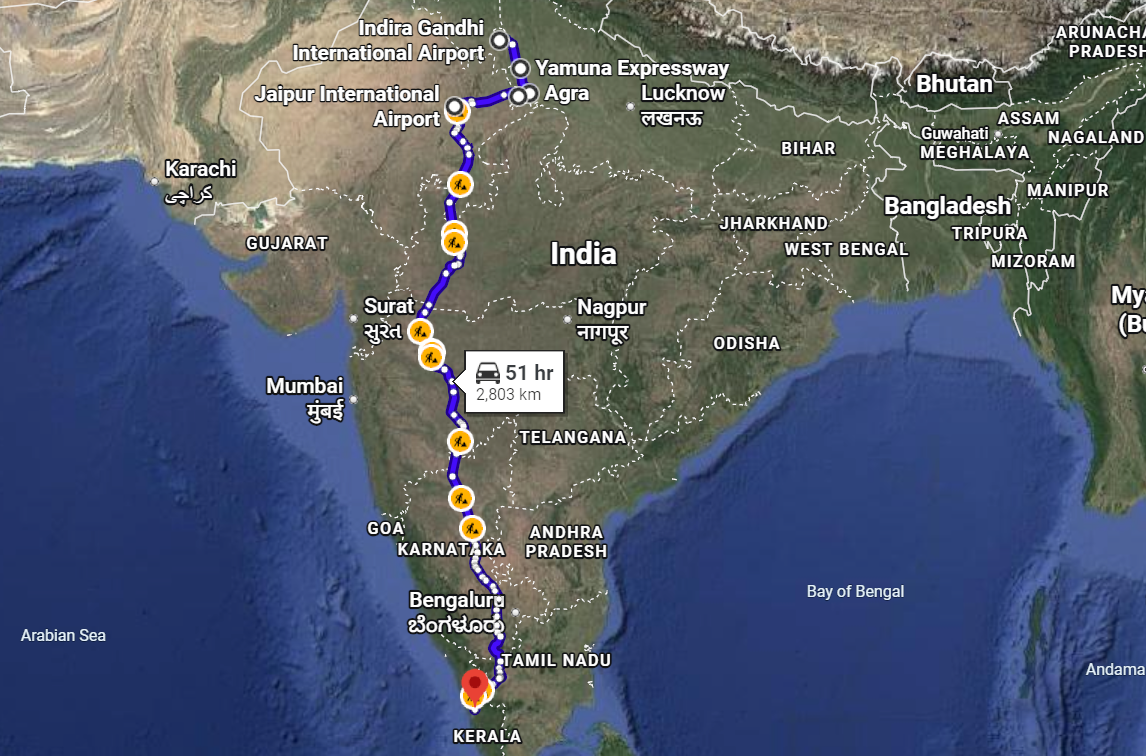 Tour Map